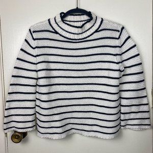XS La Vie Rebecca Taylor Striped Pullover Sweater